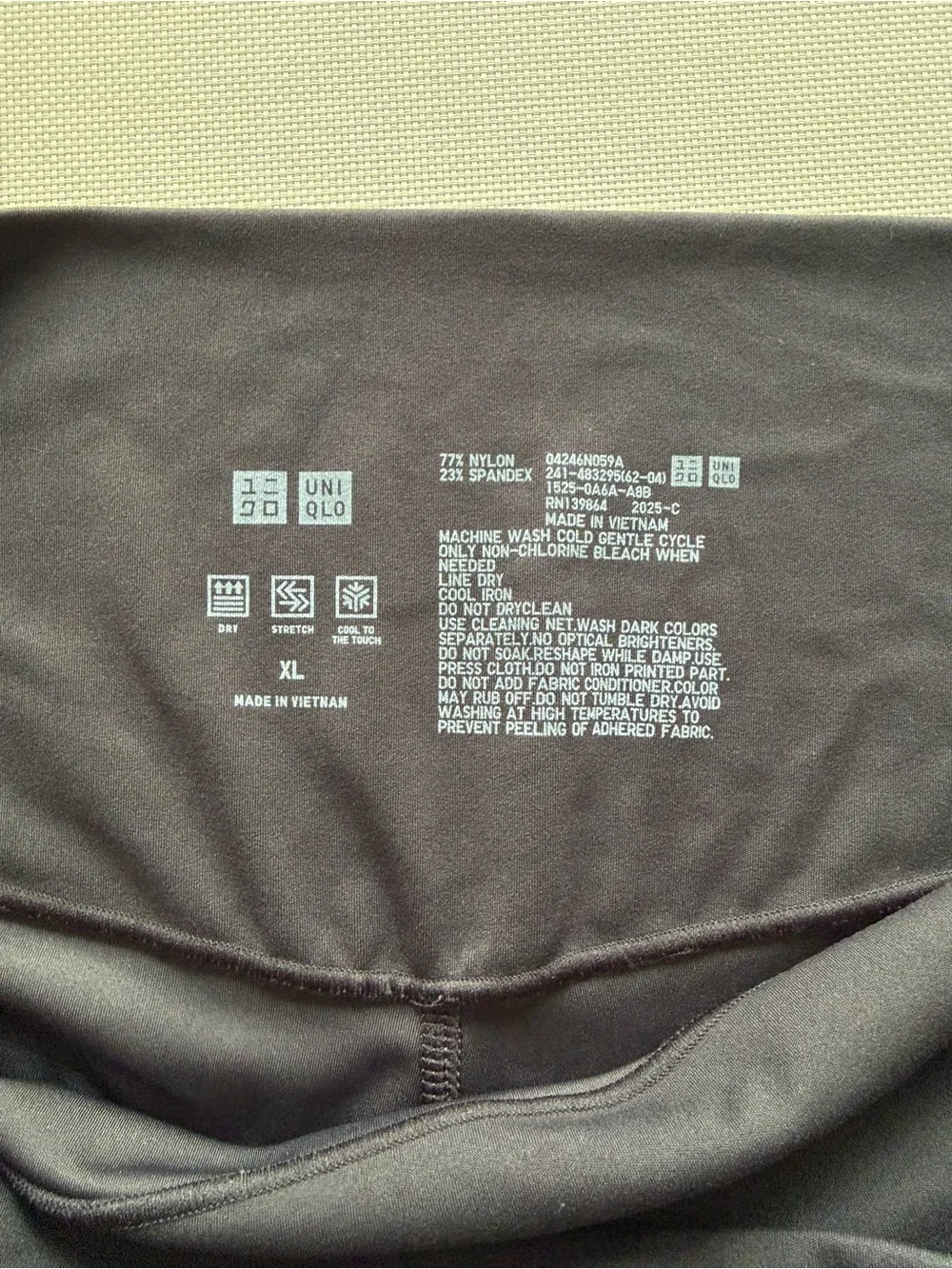 Uniqlo Black Women's High-Rise Bike Shorts